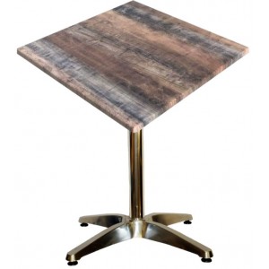 600mm Square Arizona Heat Proof Table Top on Standard Aluminium Base